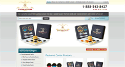 Desktop Screenshot of caviarmerchant.com